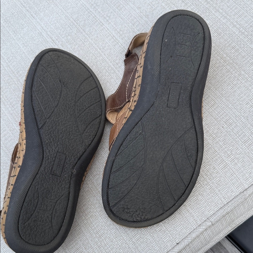 Propet Multi-Color Leather Sandals - Picture 6 of 7